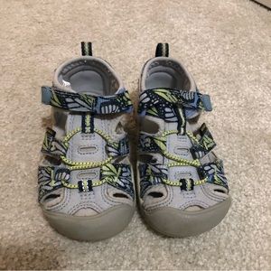 Keen Toddler Seacamp II Sandals Hook & Loop Closure Outdoor Sz 6
